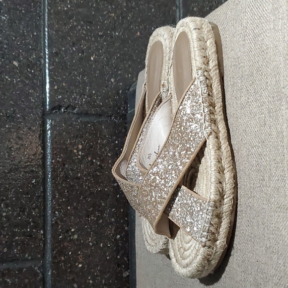 Joie Womens Ianna Espadrille Gold Sandals - Picture 5 of 13